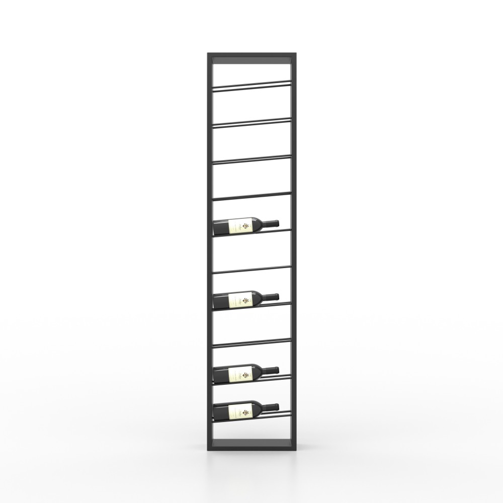 Porte-bouteilles de vin pour 10 bouteilles, gain de place et design élégant