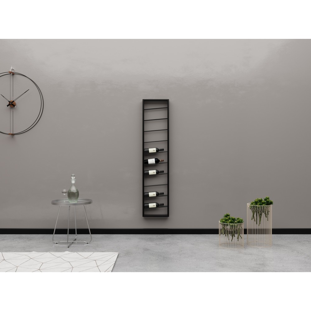 Porte-bouteilles de vin pour 10 bouteilles, gain de place et design élégant