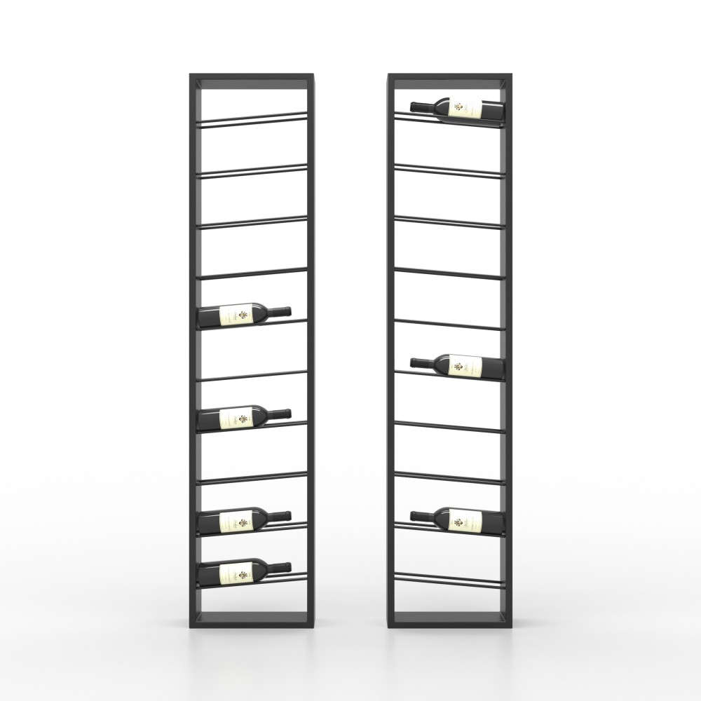Porte-bouteilles de vin pour 10 bouteilles, gain de place et design élégant