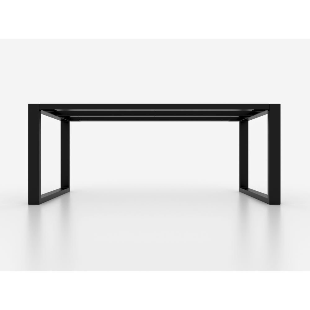 Pieds de table en métal avec trois barres, stabilité maximale pour marbre