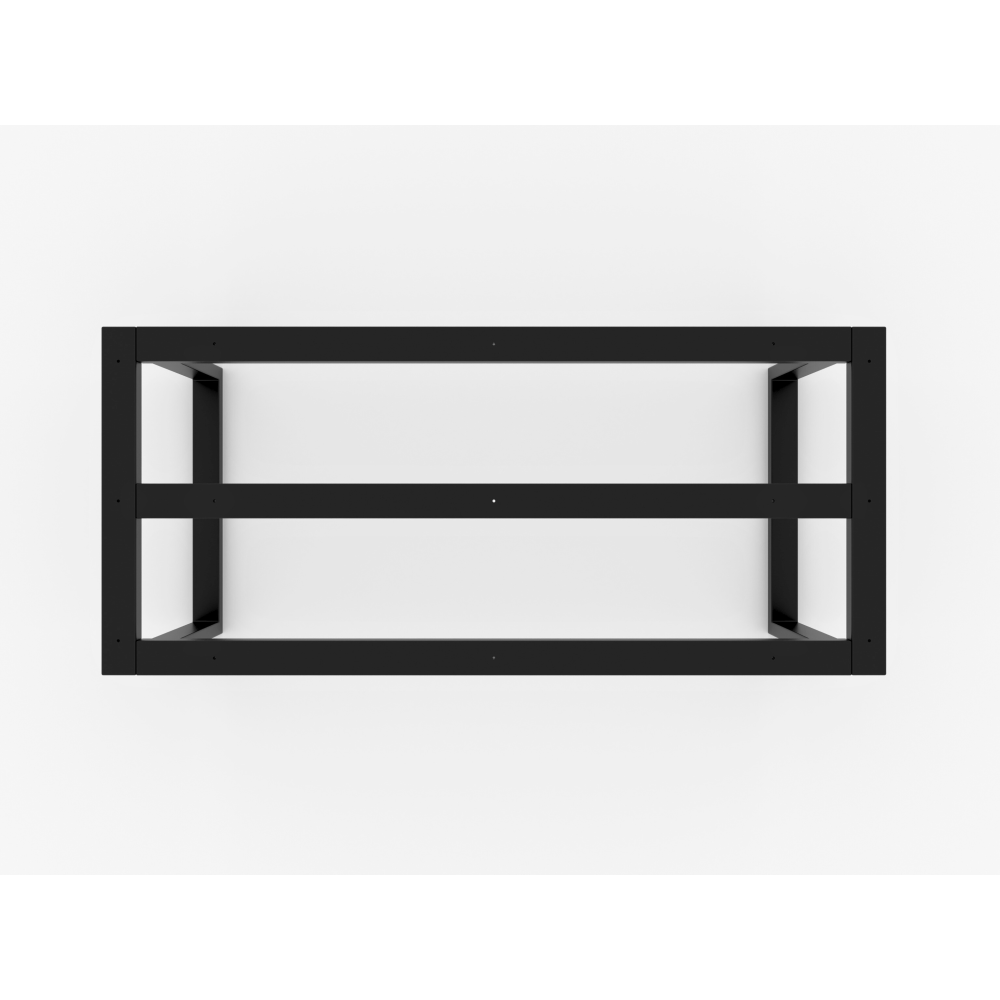 Gambe per tavolo in metallo con tre barre, massima stabilità per marmo