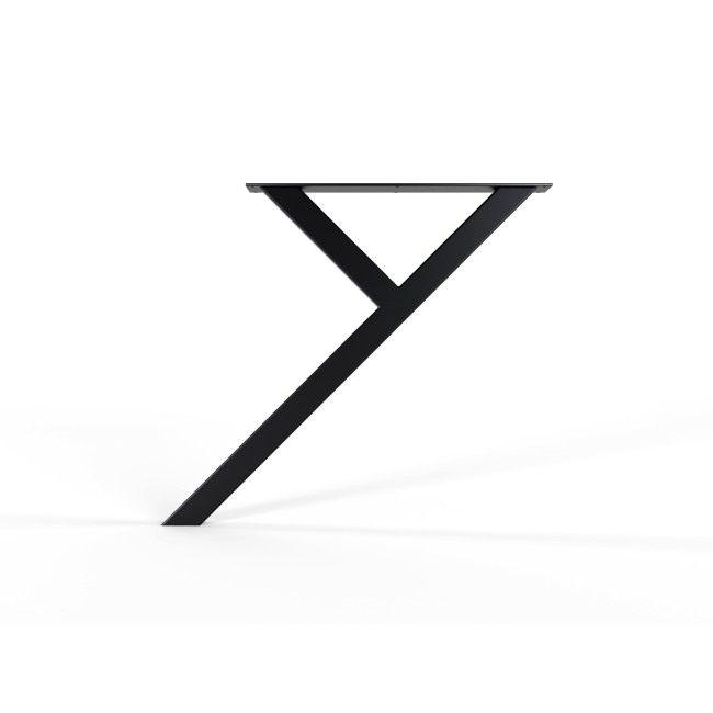 Design-Tischbeine aus anthrazitfarbenem Eisen, zeitgenössischer Stil, ideal für Esszimmer