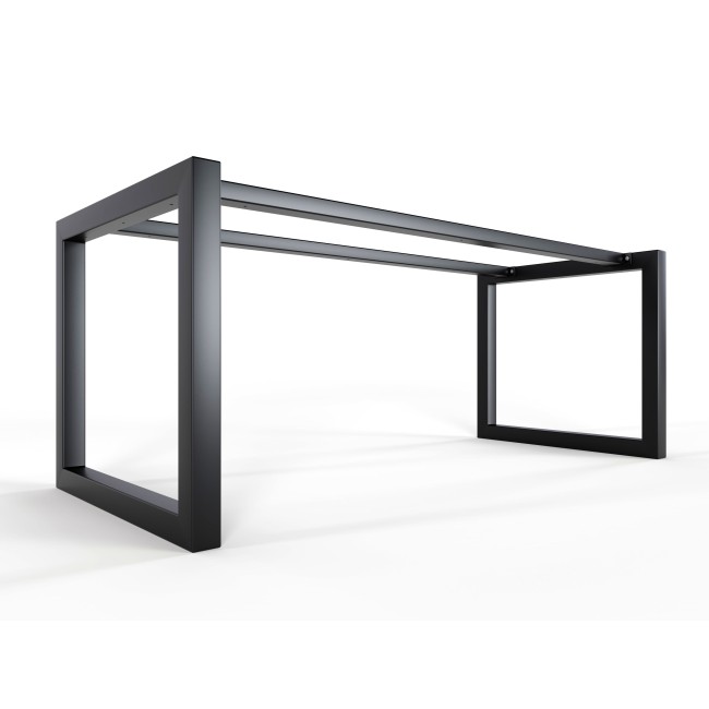 pieds de table en fer noir style industriel