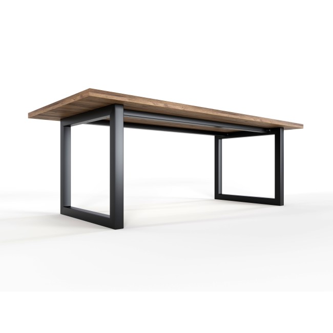 pieds de table en fer noir style industriel