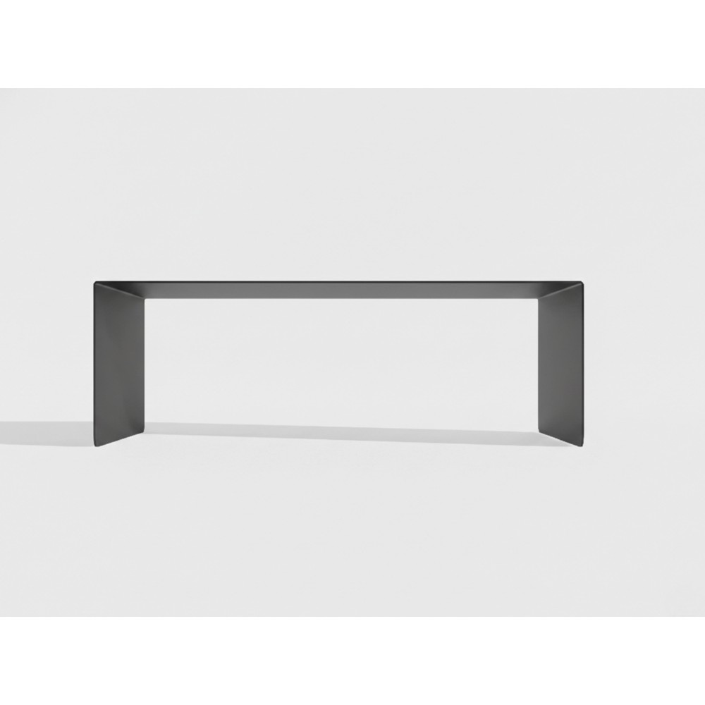 Niedriger Couchtisch aus 4 mm Stahl – Industrieller Wohnzimmertisch | Monolite