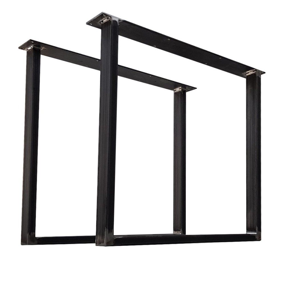 Slim white table feet, minimal chic, great with wooden tops.