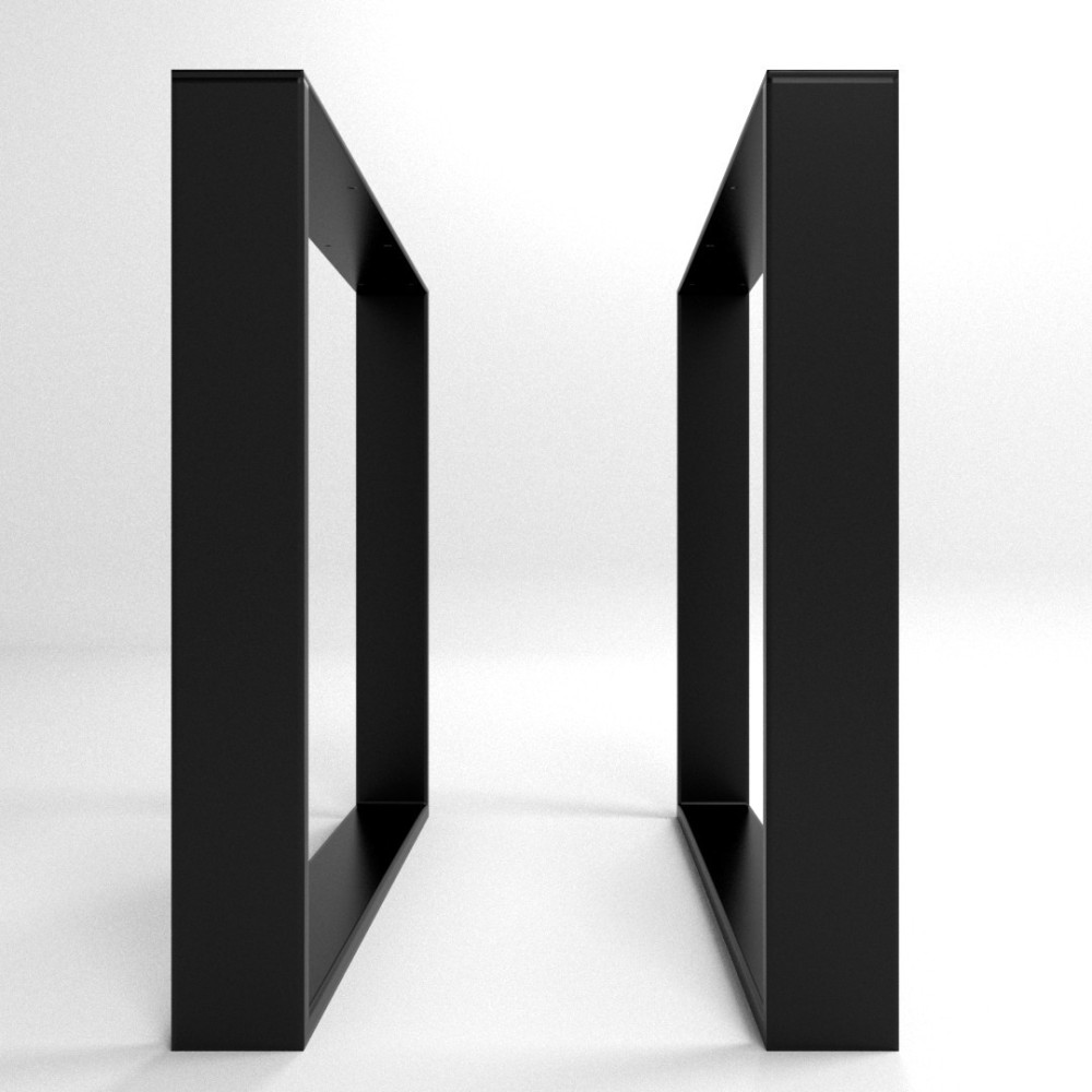 Gambe per tavolo in ferro nero, eleganza senza tempo per interni pieni di personalità.