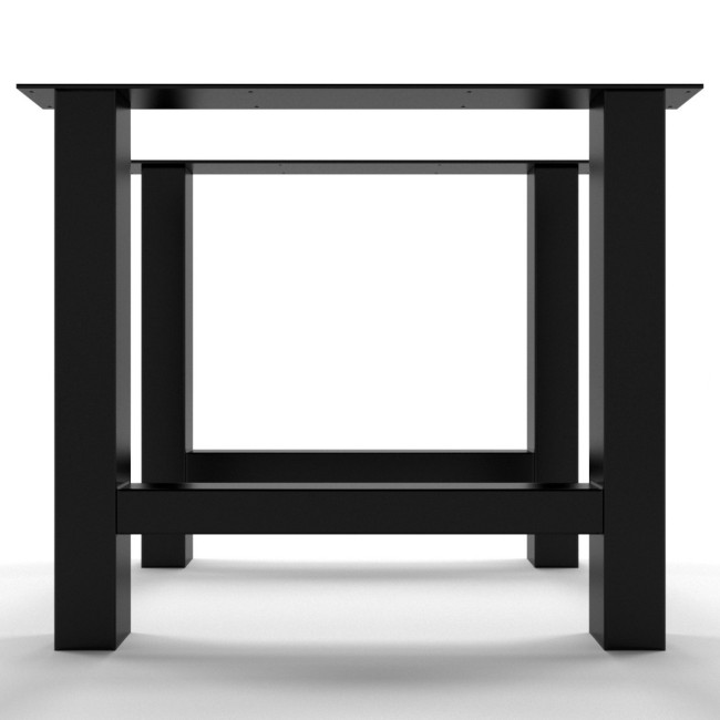 Piede per tavolo a H per tavolo in metallo, combinazione di robustezza e stile nordico