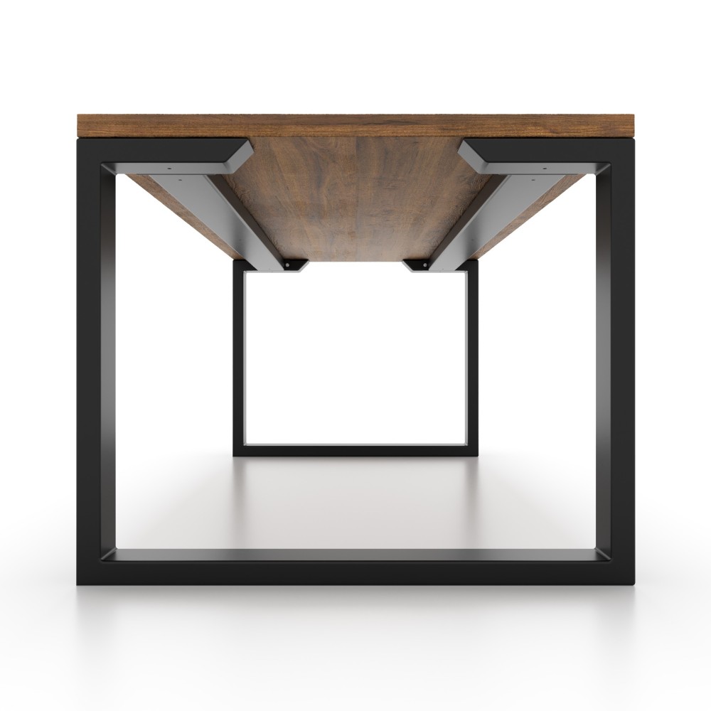 Gambe per tavolo in ferro, perfette per piani in legno e resina epoxy