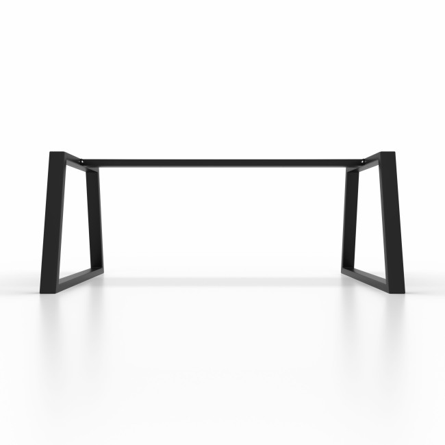 Raw iron table legs, authentic design and artisanal strength
