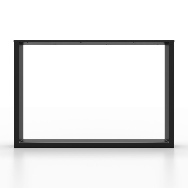 Slim steel bench leg, elegant and stable for outdoor use